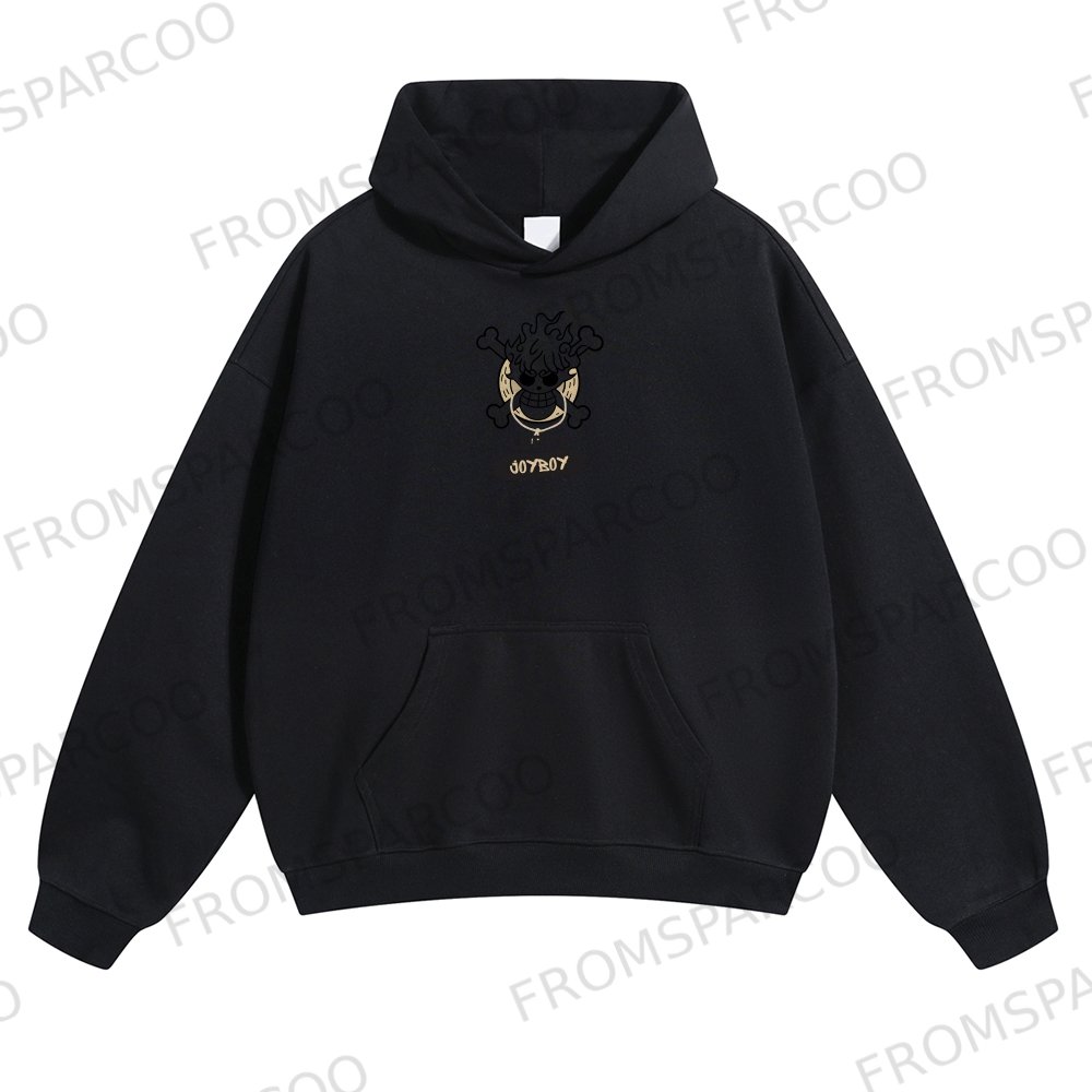 Unisex Casual Anime Print Hoodie