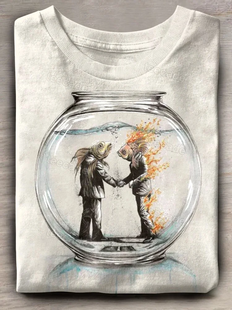 Teecade Pink Floyd Band Art Print T-shirt