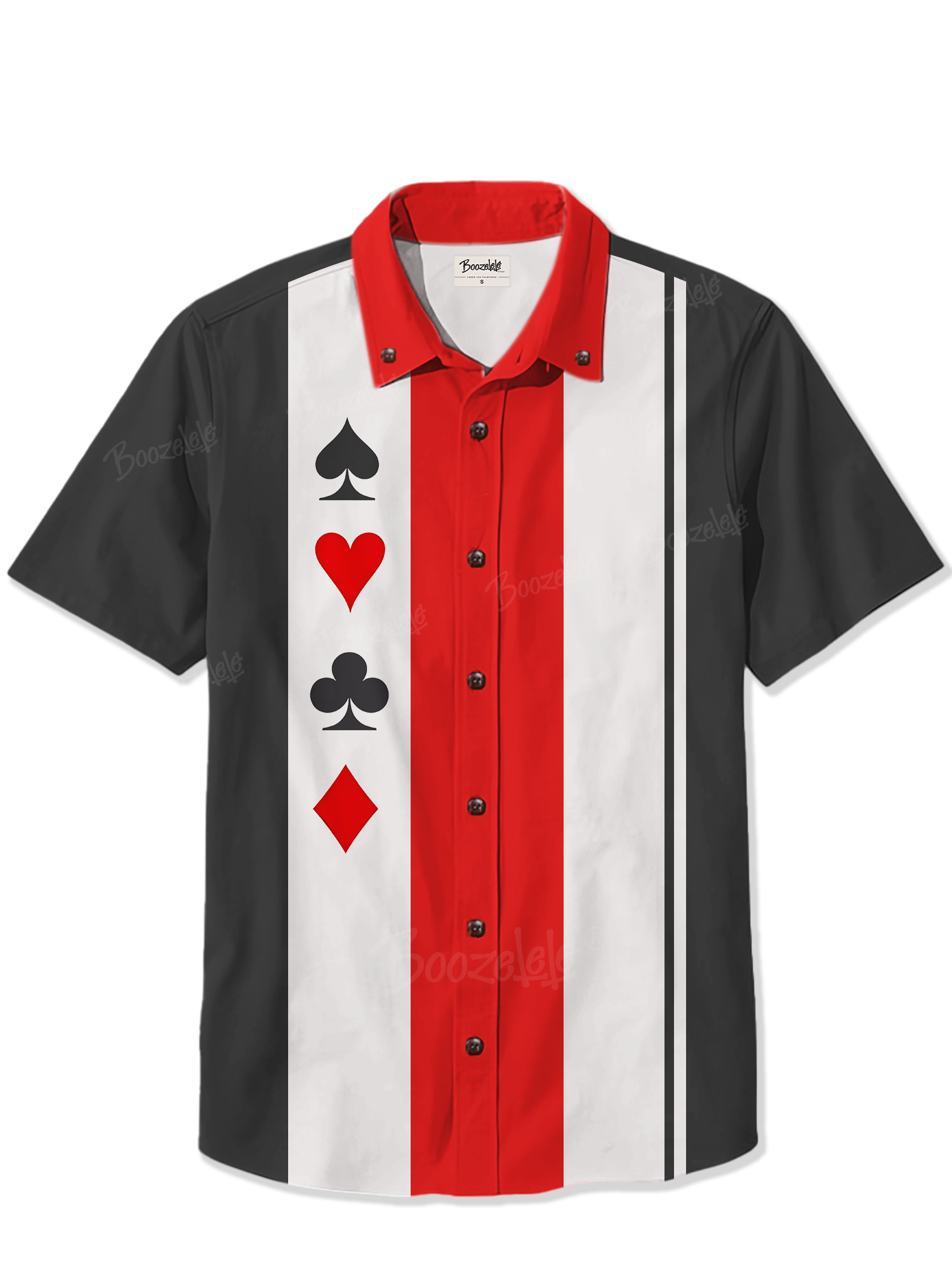 Retro Poker Suit- 100% Cotton Shirt