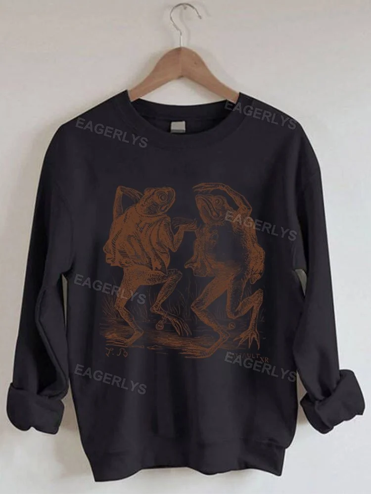 Eagerlys Frog And Toad Sweatshirt Eagerlys