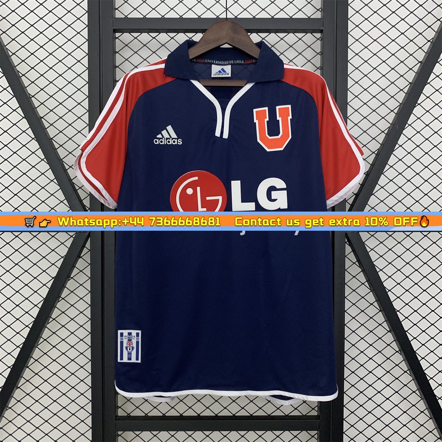 Retro Universidad De Chile 2001-02 Home Jersey