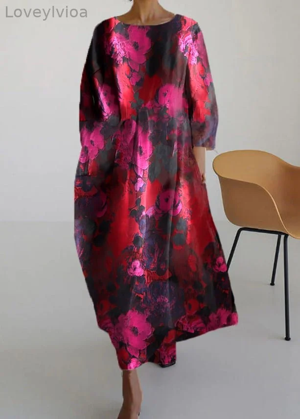 Women's Casual Floral Print Dress