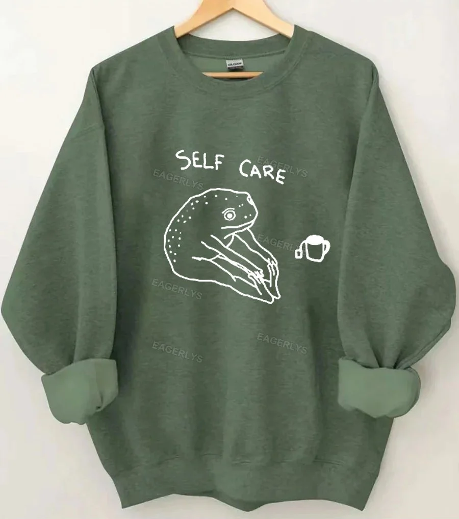 Eagerlys Self Care Sweatshirt Eagerlys