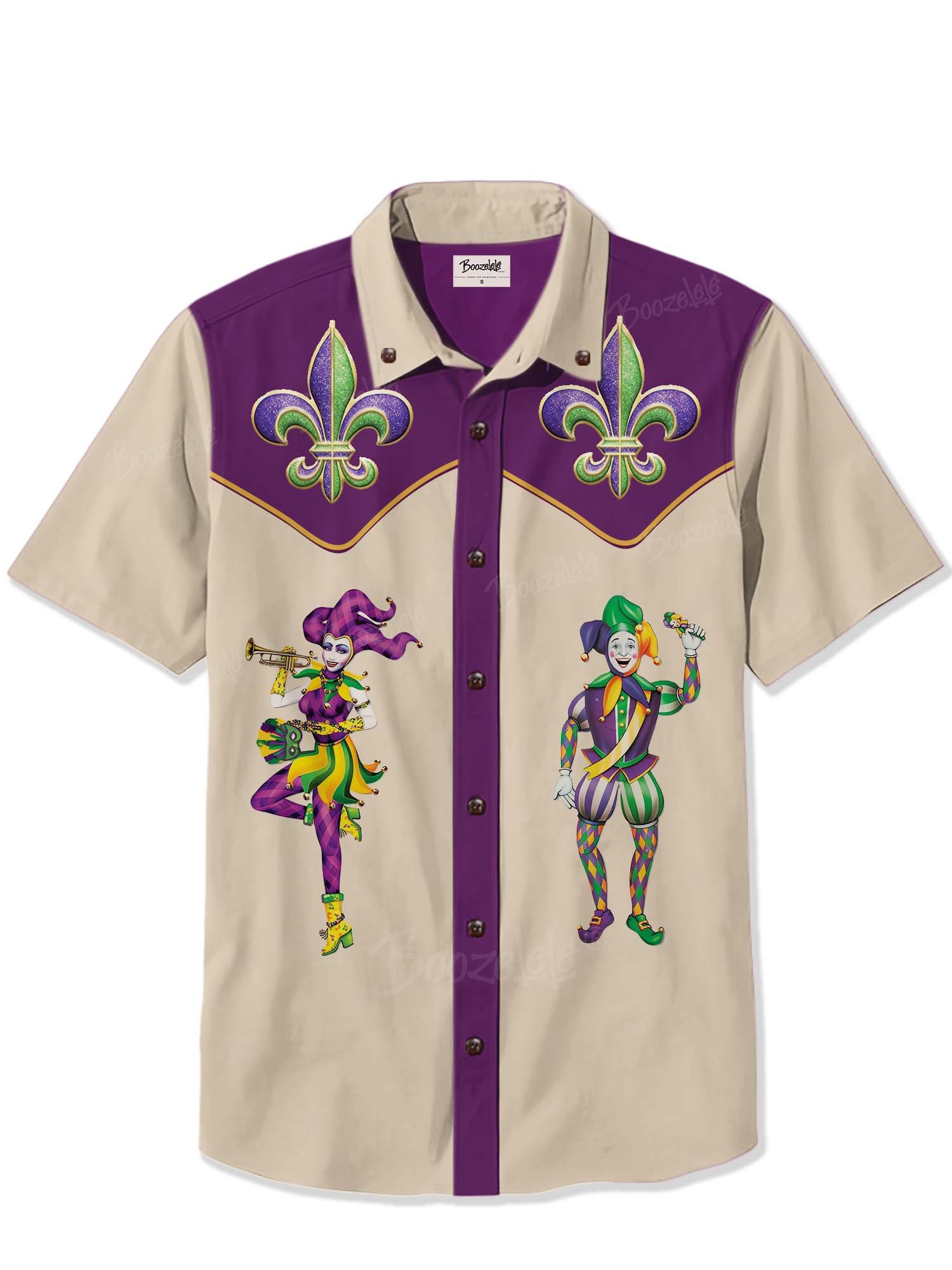 Mardi Gras Clown Party - 100% Cotton Shirt