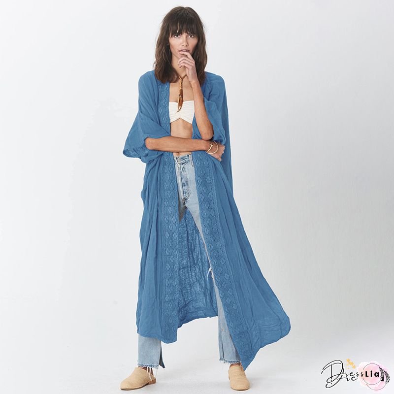 2025 New Women's Beach Cover Ups Long Kimono, Lightweight Sun Protective Swimwear Wrap, Loose Plus Size See Through Sheer Bathing Suit Outdoor Jacket, Swim Coverup Dress For Vacation, Pool, Swim Coverup Women, Swimsuit Coverup For Women