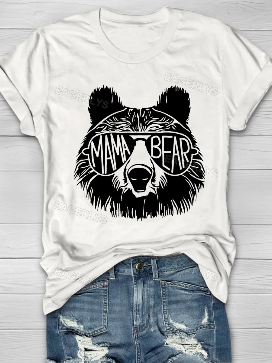 Eagerlys Mama Bear Short Sleeve T-shirt Eagerlys