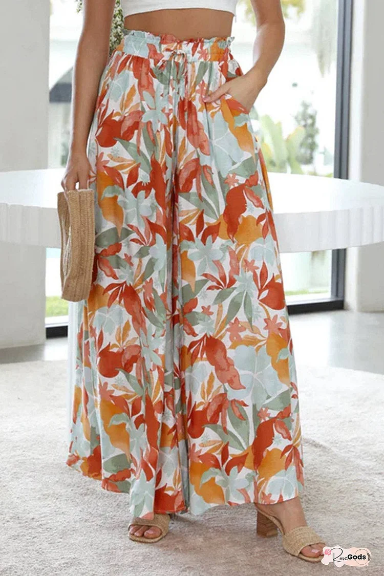 Tied Wide Leg Pants