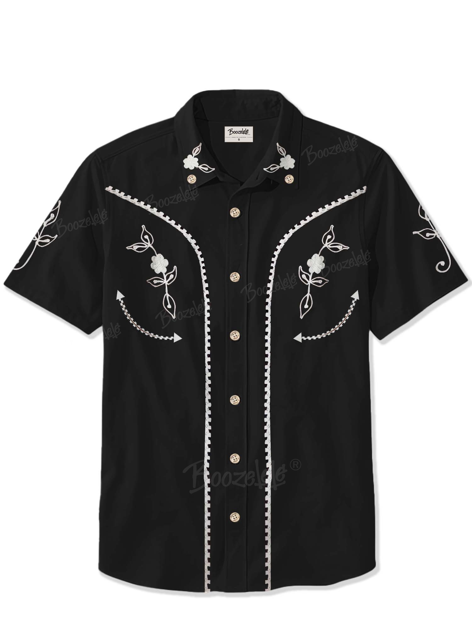 West Flower Cowboy - 100% Cotton Shirt