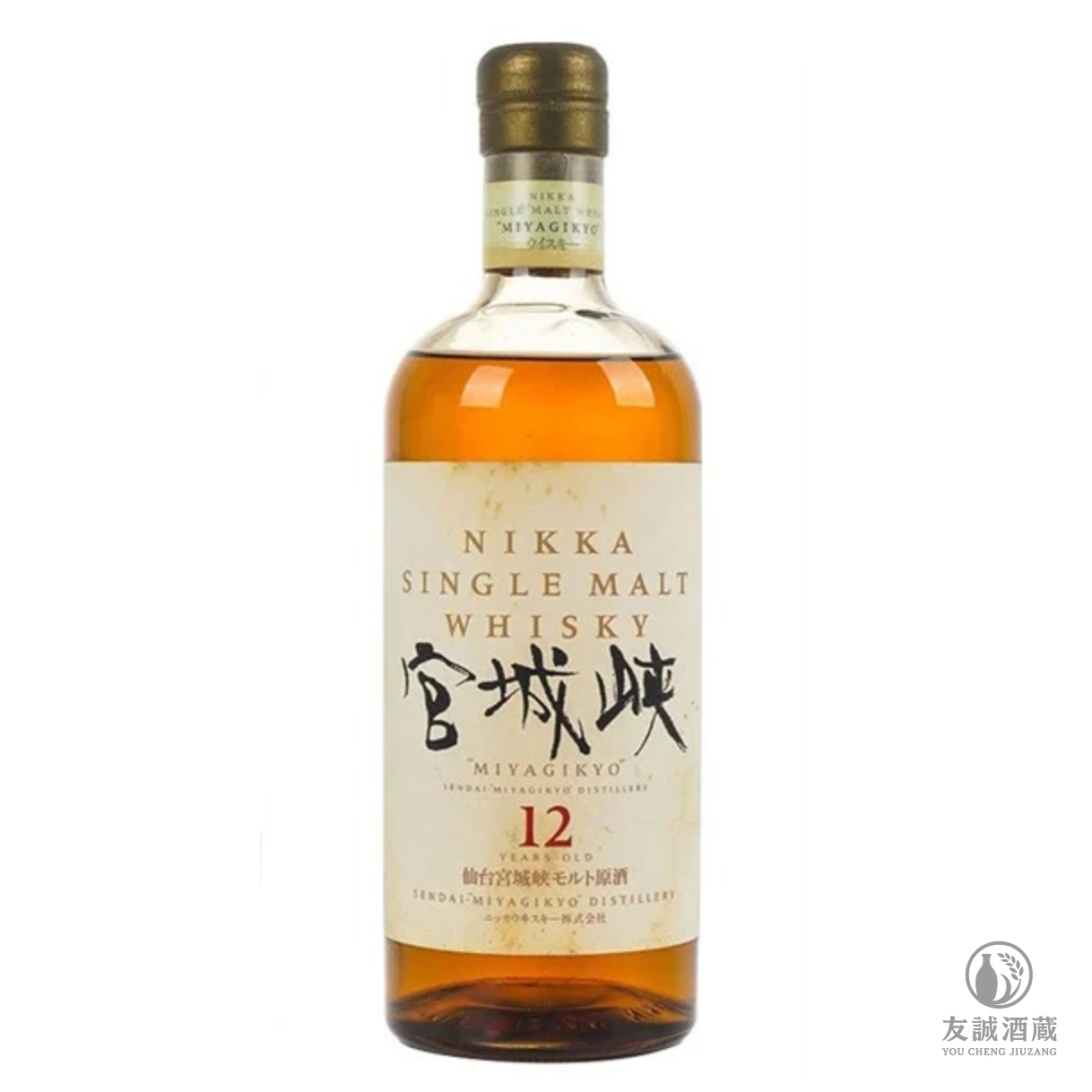 宮城峽Miyagikyo 12年舊版單一麥芽威士忌 友誠酒藏