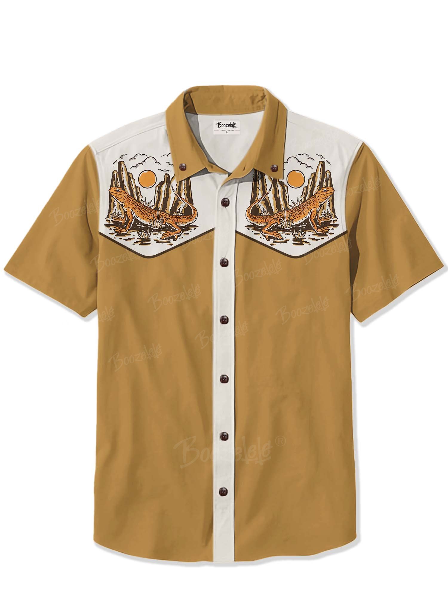 Western Lizard - 100% Cotton Shirt