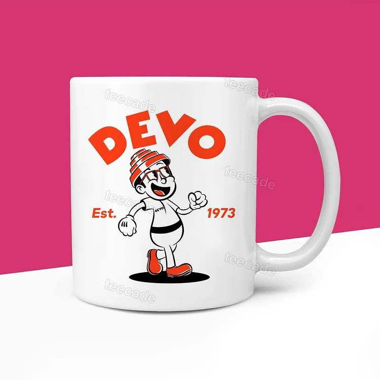 Teecade Teecade Devo Band 1973 Mug