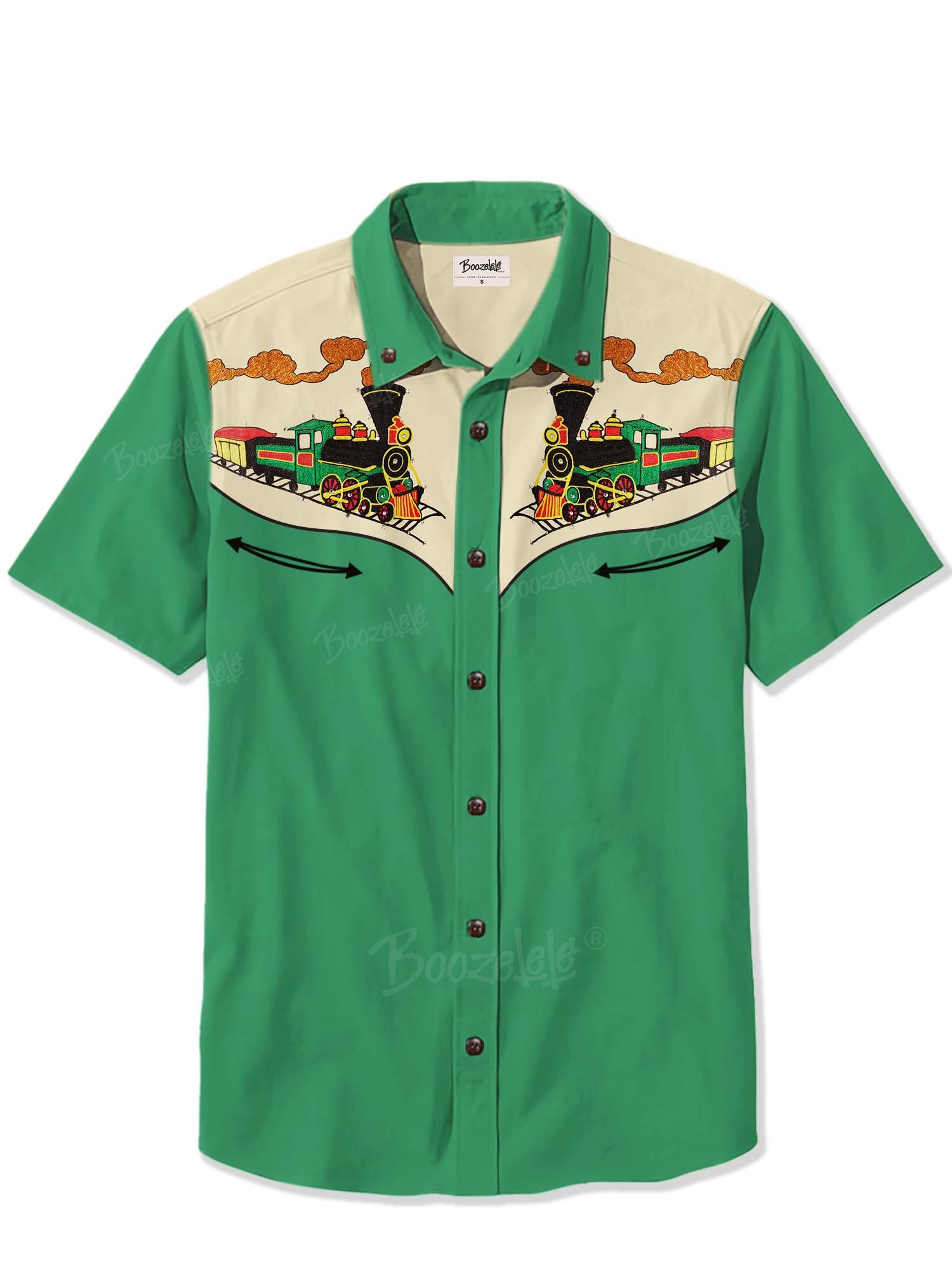 Retro Train - 100% Cotton Shirt