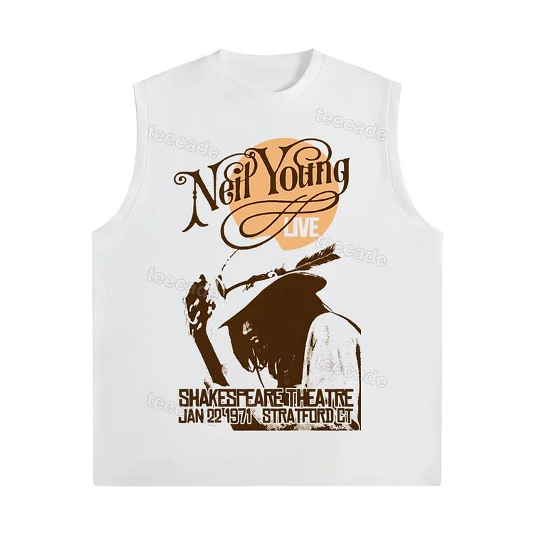 Teecade Teecade Neil Young Tank Top