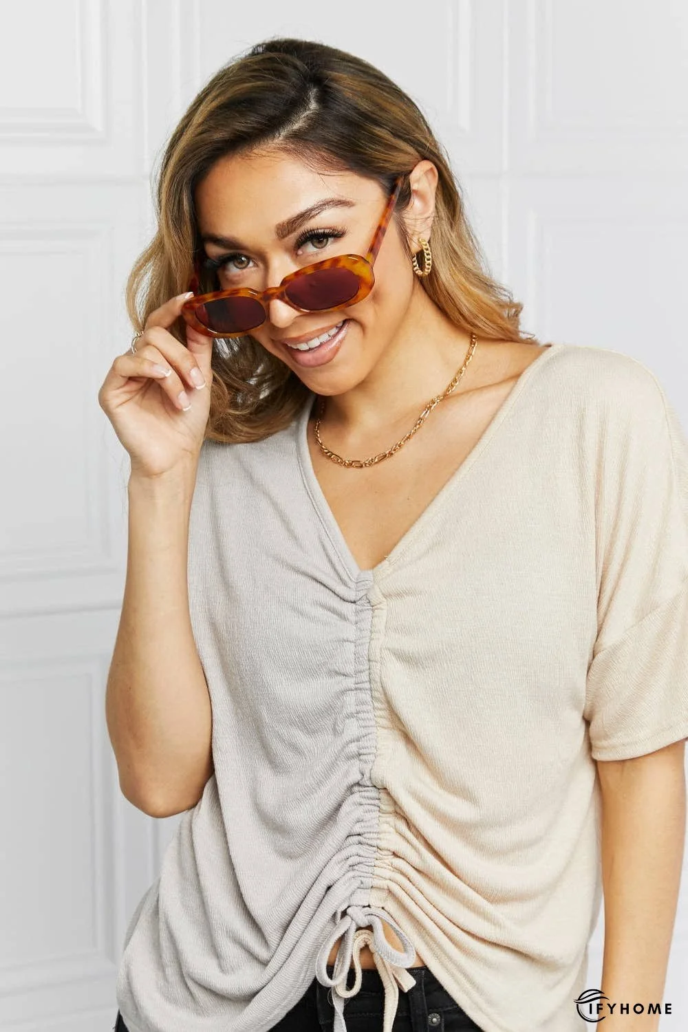 Oval Full Rim Sunglasses | IFYHOME