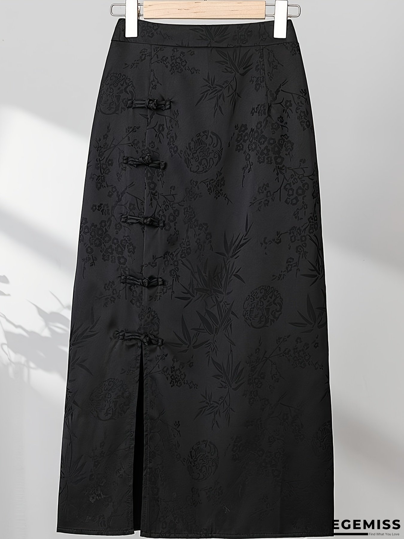 Women&lsquo;s Chinese Qipao Skirt - High-Waisted Flattering Fit, Formal & Everyday Chinese Traditional Attire, Non-See-Through Fabric for Weddings, Cultural Events, Office - Elegant Asian Formal Outfit, Chinese Traditional Dress, Wedding Attire | EGEMISS