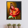 Diamond Painting - Full Round - butterflies and roses (40*50CM)  James Yang
