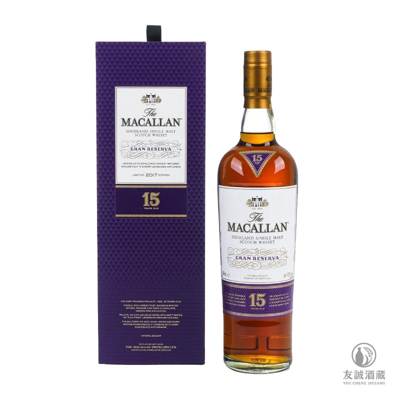 MACALLAN麥卡倫紫鑽15年 友誠酒藏