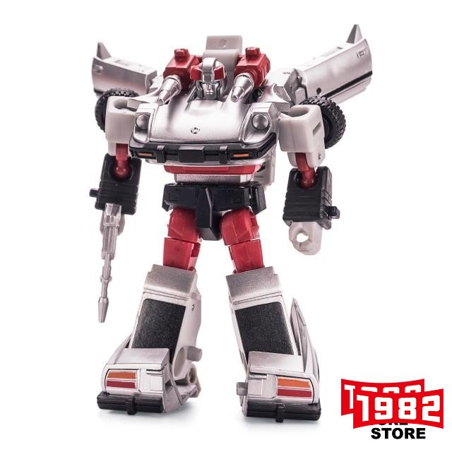 Newage NA H04G Black Rain Gunner Silverstreak Mini Robot Action Figure High Quality Collectible Model Toy Suitable for Hobby Collection and Showcase