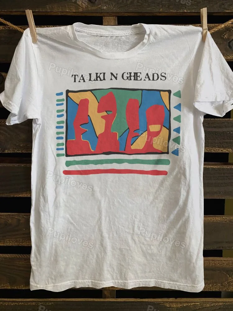 Pupiloves Pupiloves Talking Heads Band This Must Be The Place T-shirt