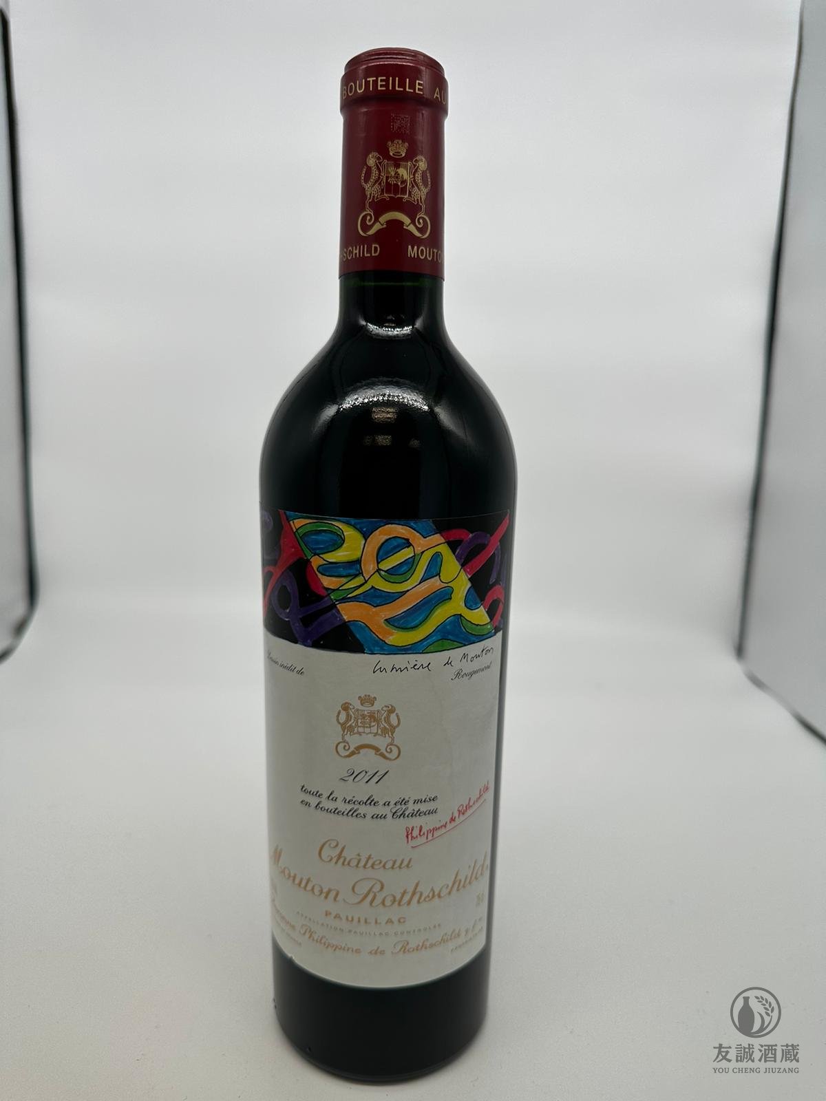 【A11030】木桐 Mouton 2011｜致敬藝術家｜正標微瑕 友誠酒藏