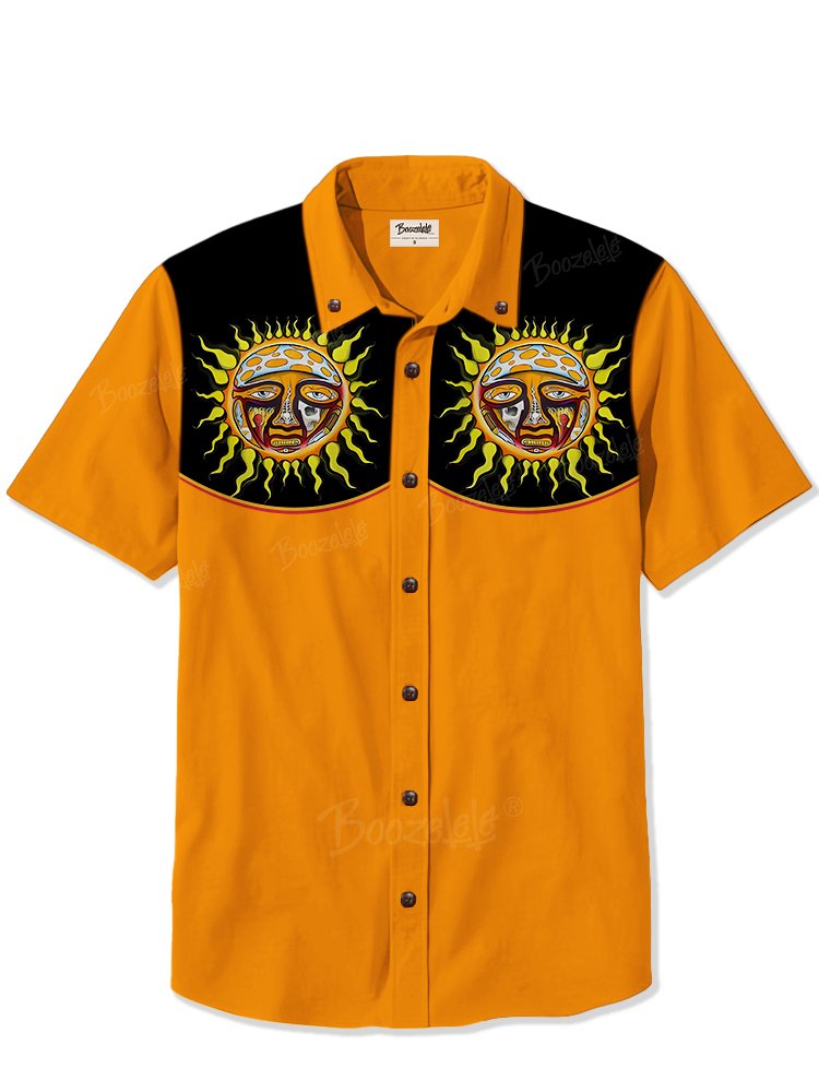 Abstract sun - 100% Cotton Shirt