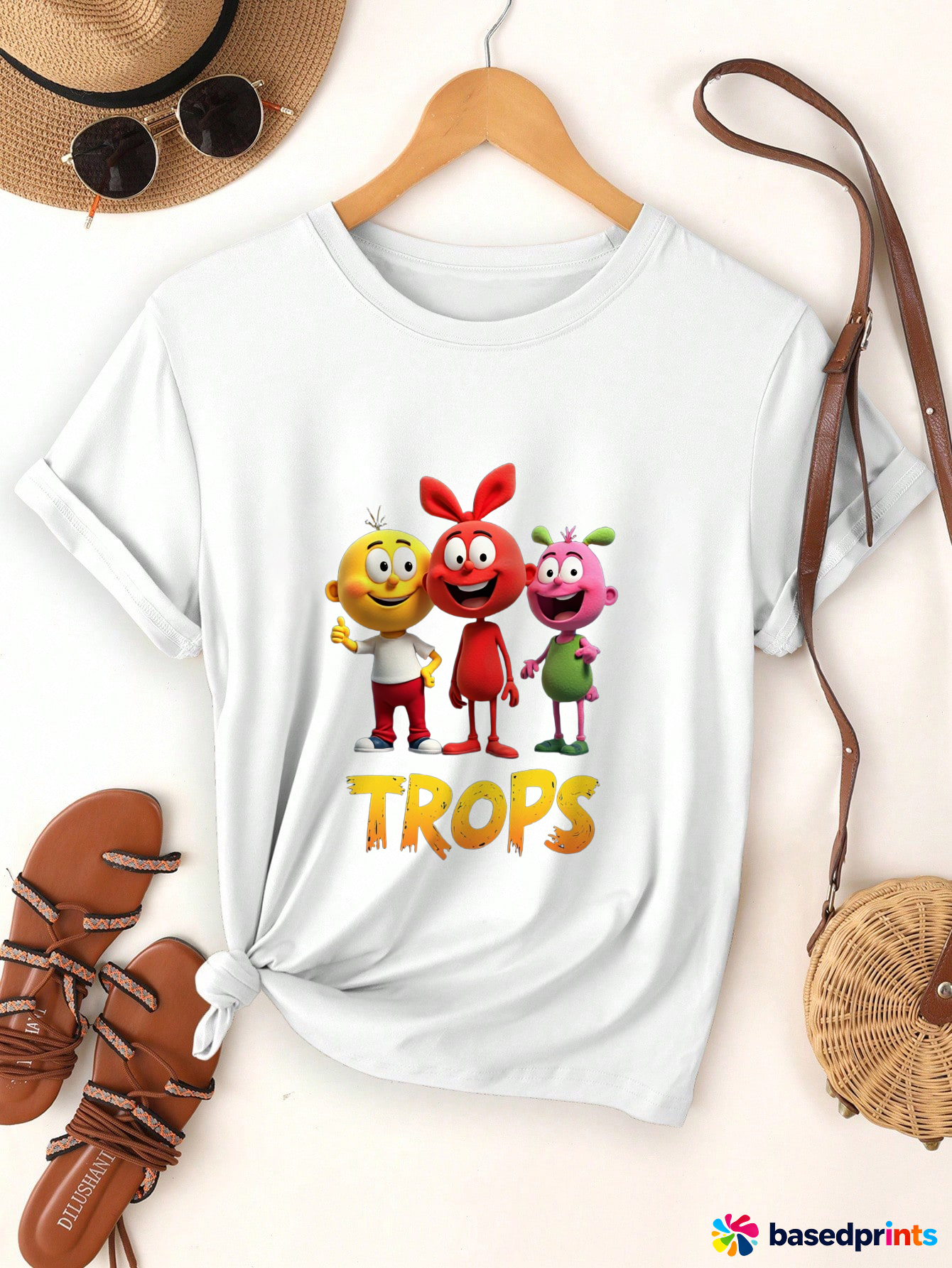 Trolls Cartoon T-Shirt for Women