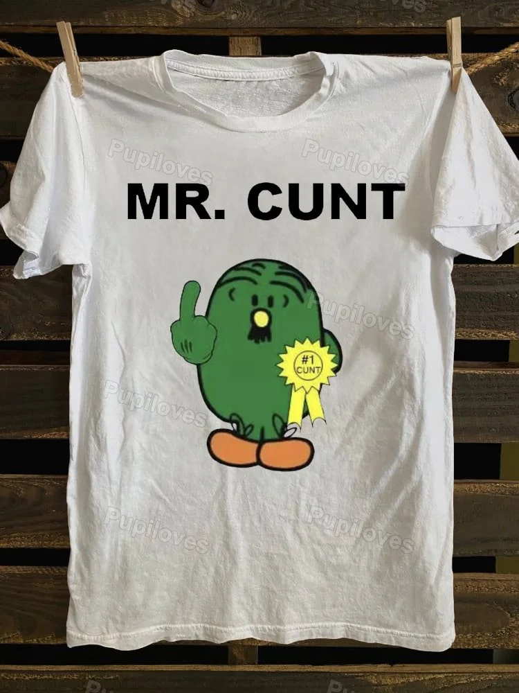 Pupiloves Pupiloves Mr Cunt T-shirt