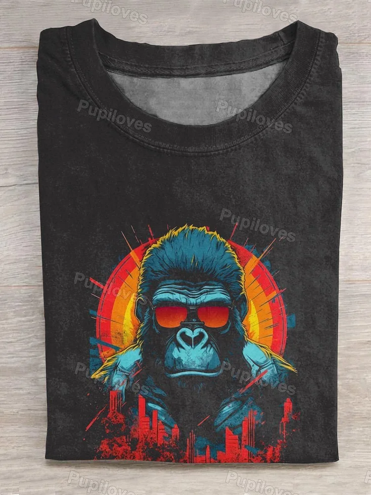 Pupiloves Pupiloves  Stylish Animal Print Design T-shirt