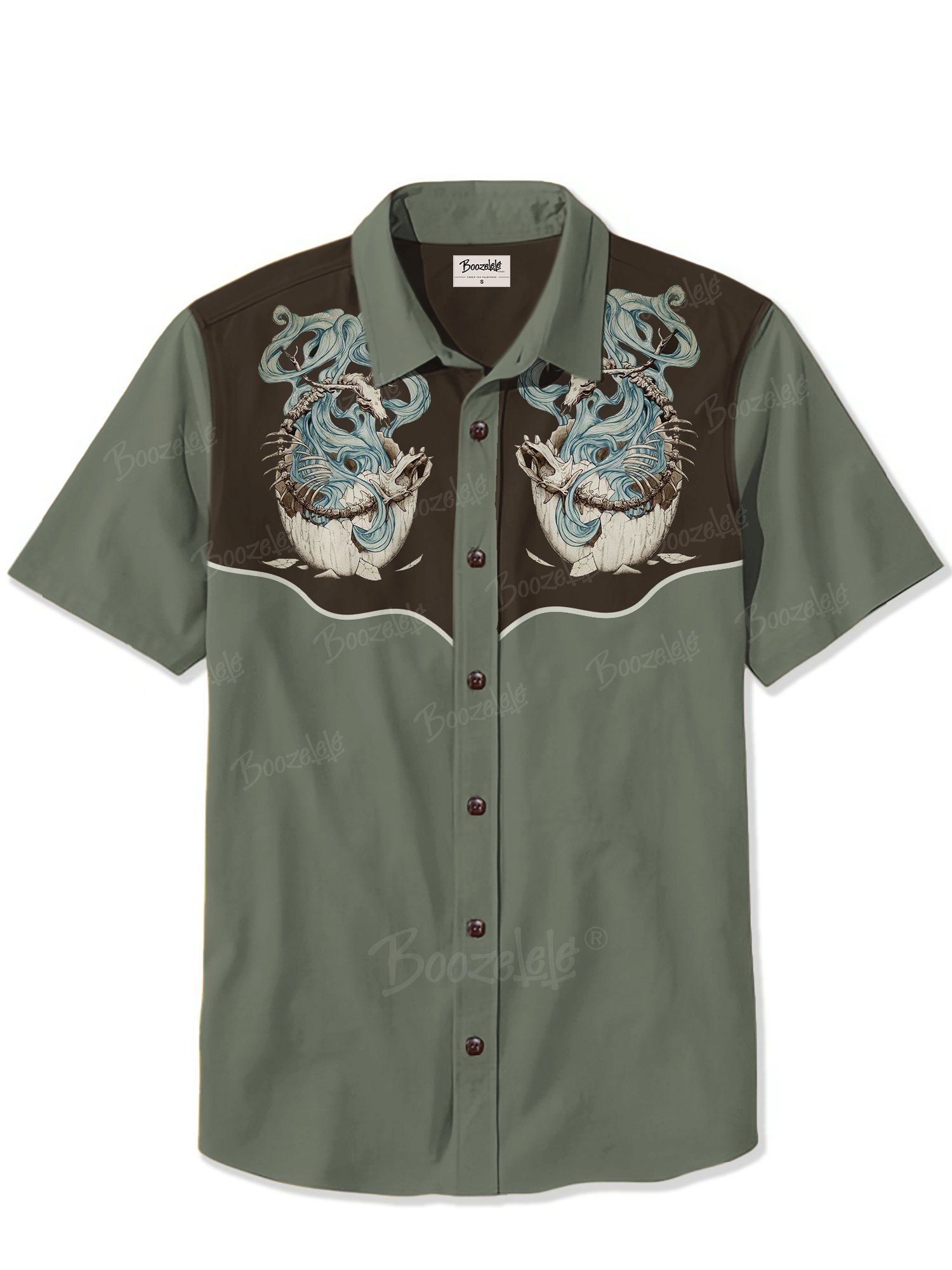 Snake Bones And Eggs - 100% Cotton Shirt