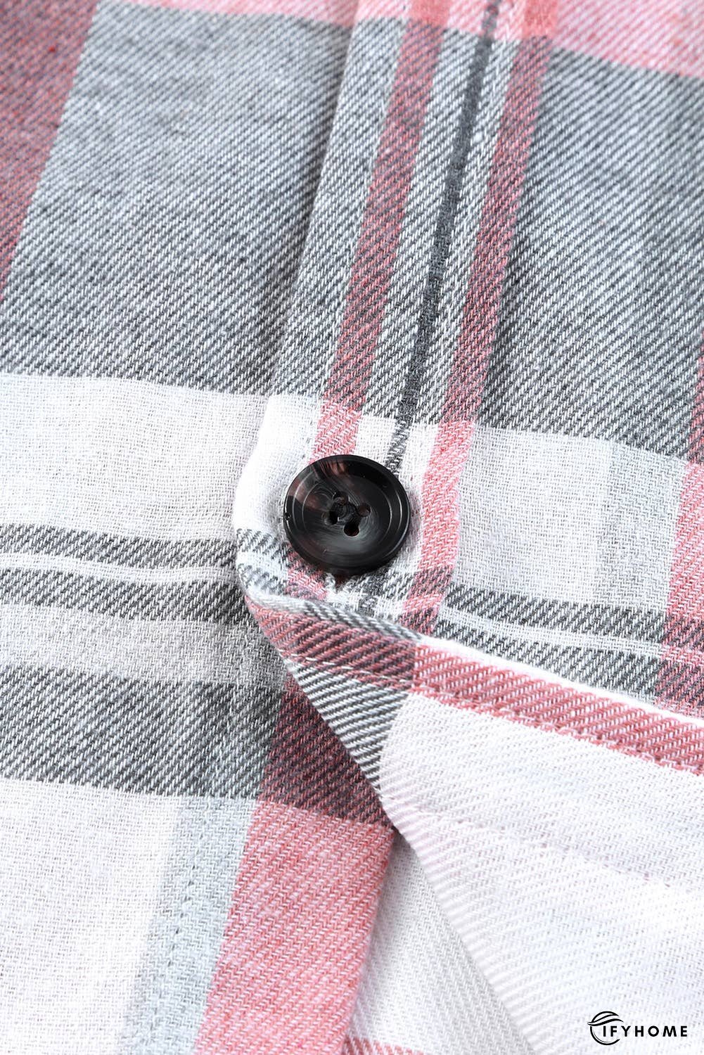 Plaid Button Up Patch Pocket Shirt | IFYHOME