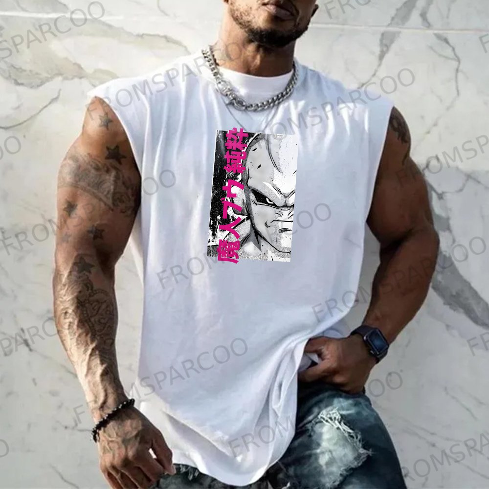 Unisex Dragon Ball BUU Printed Tank Top