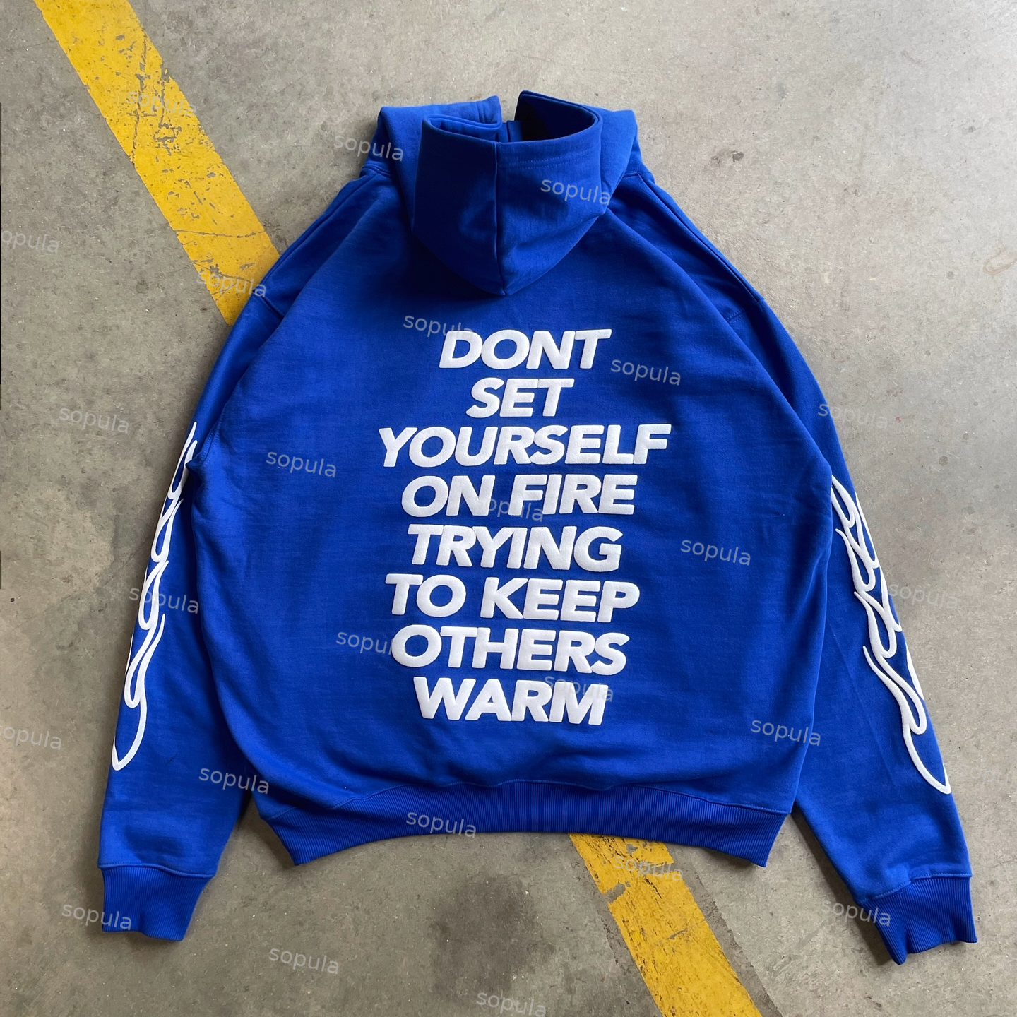 Sopula Keep Others Warm Firestarter Graphics Pocket Hoodie