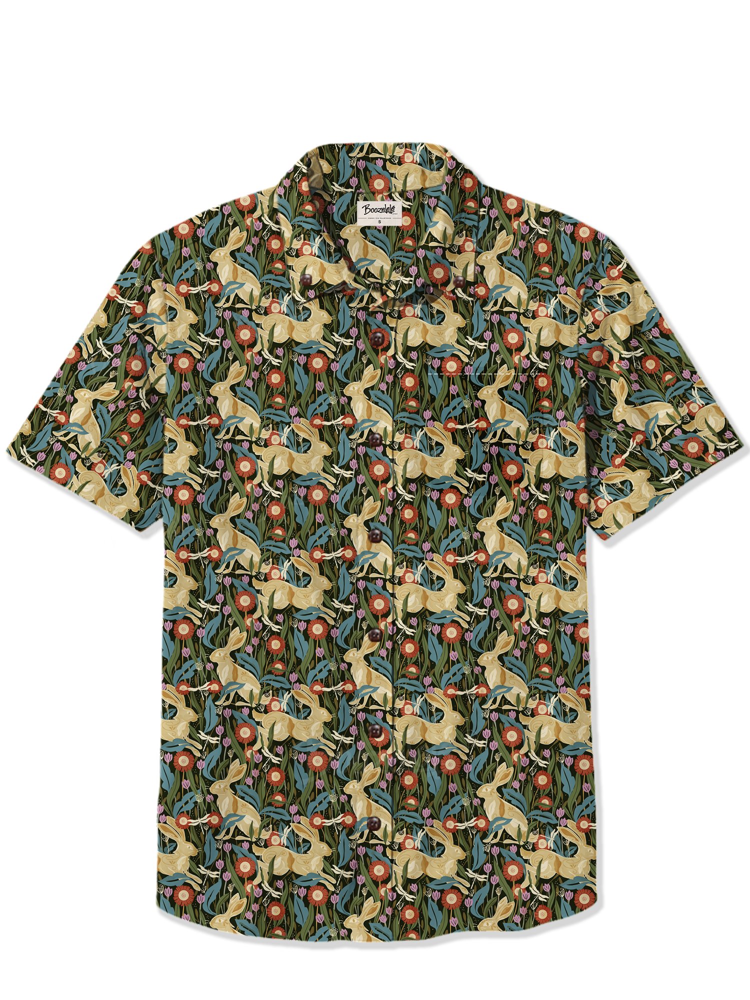 【Mitali Maijarkar X Boozelele】Easter Bunny Delight Shirt  - 100% Cotton Shirt