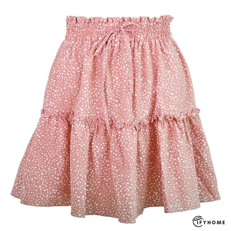 High Waist Ruffle Floral Mini Skirt | IFYHOME