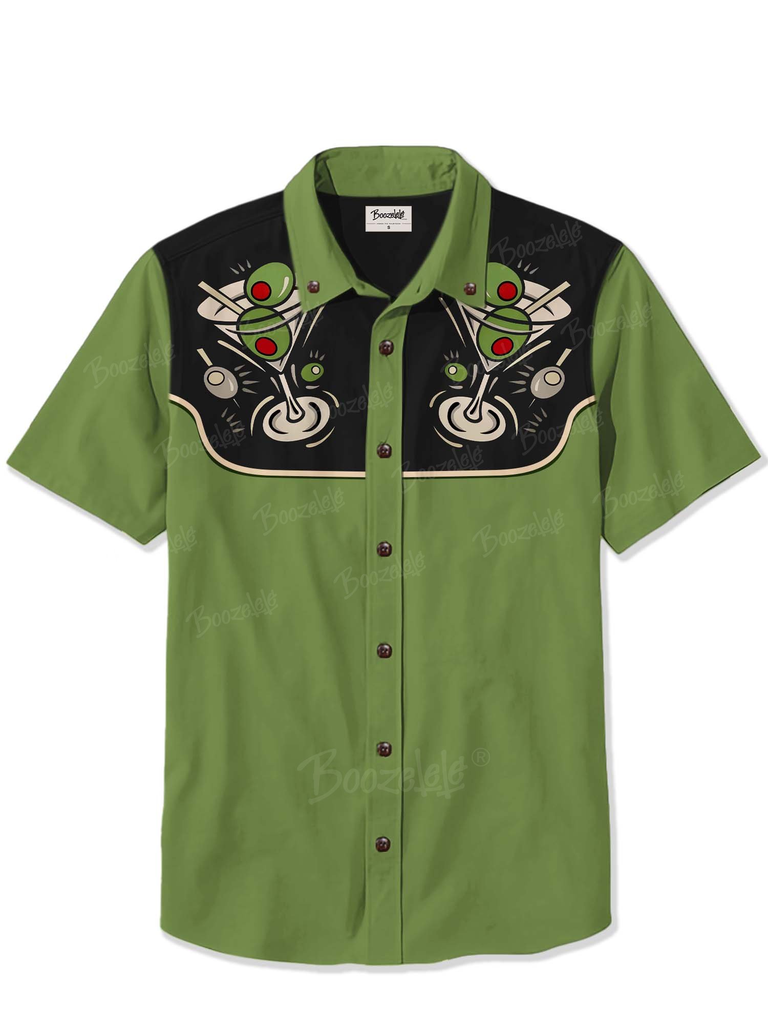 Vintage Cocktails - 100% Cotton Shirt