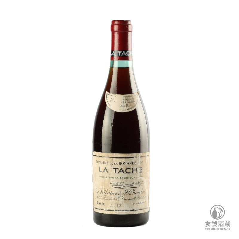 1942年 Roman&eacute;e-Conti La T&acirc;che 拉塔希特級園紅酒 友誠酒藏