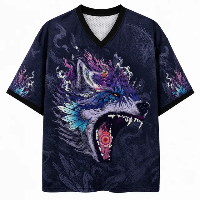 Street Screaming Wolf Short Sleeve Jersey