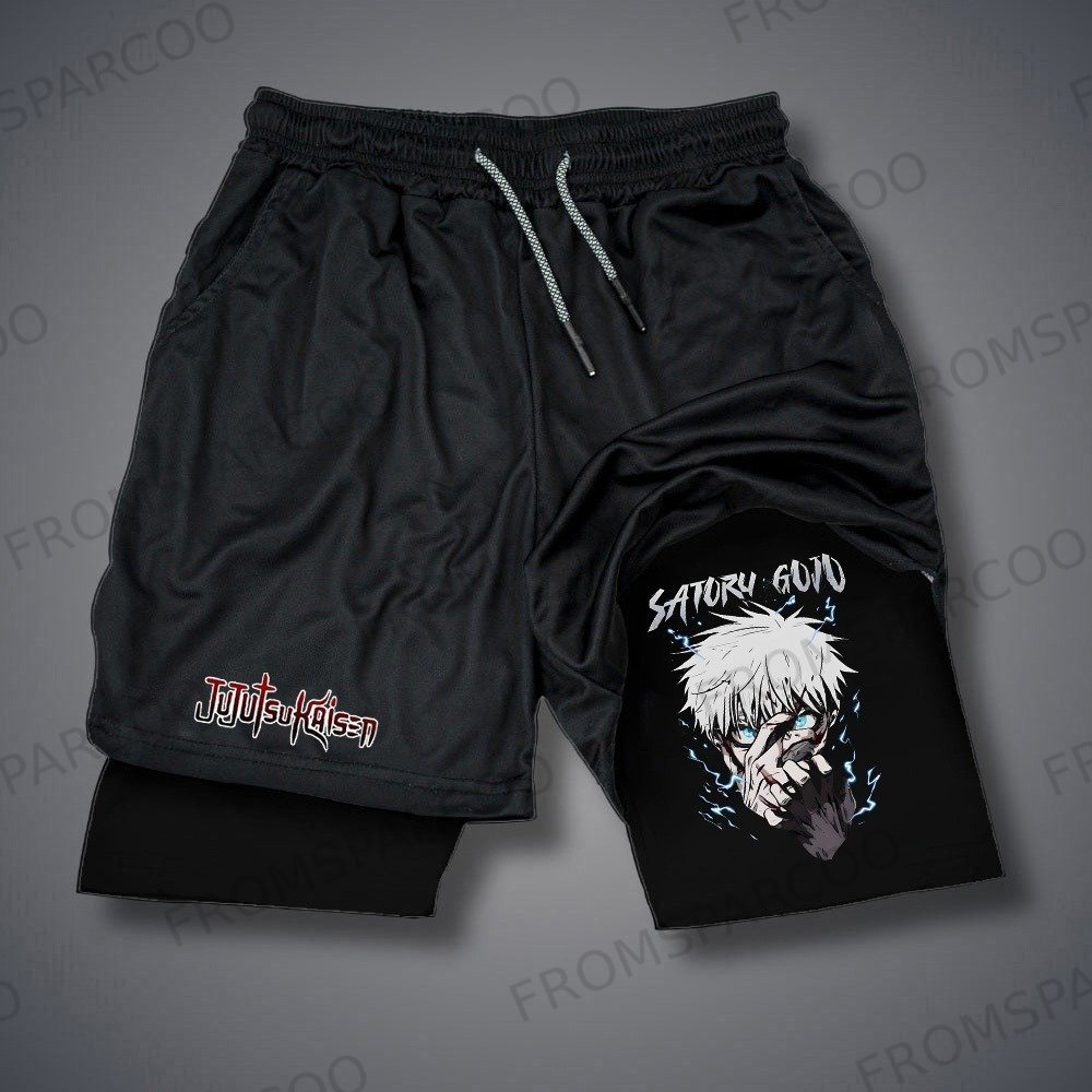 Casual Anime Personalized Printed Sports Shorts