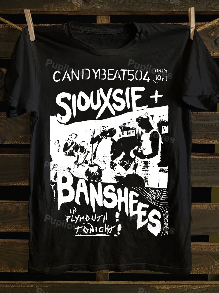 Pupiloves Pupiloves Siouxsie and The Banshees T-shirt