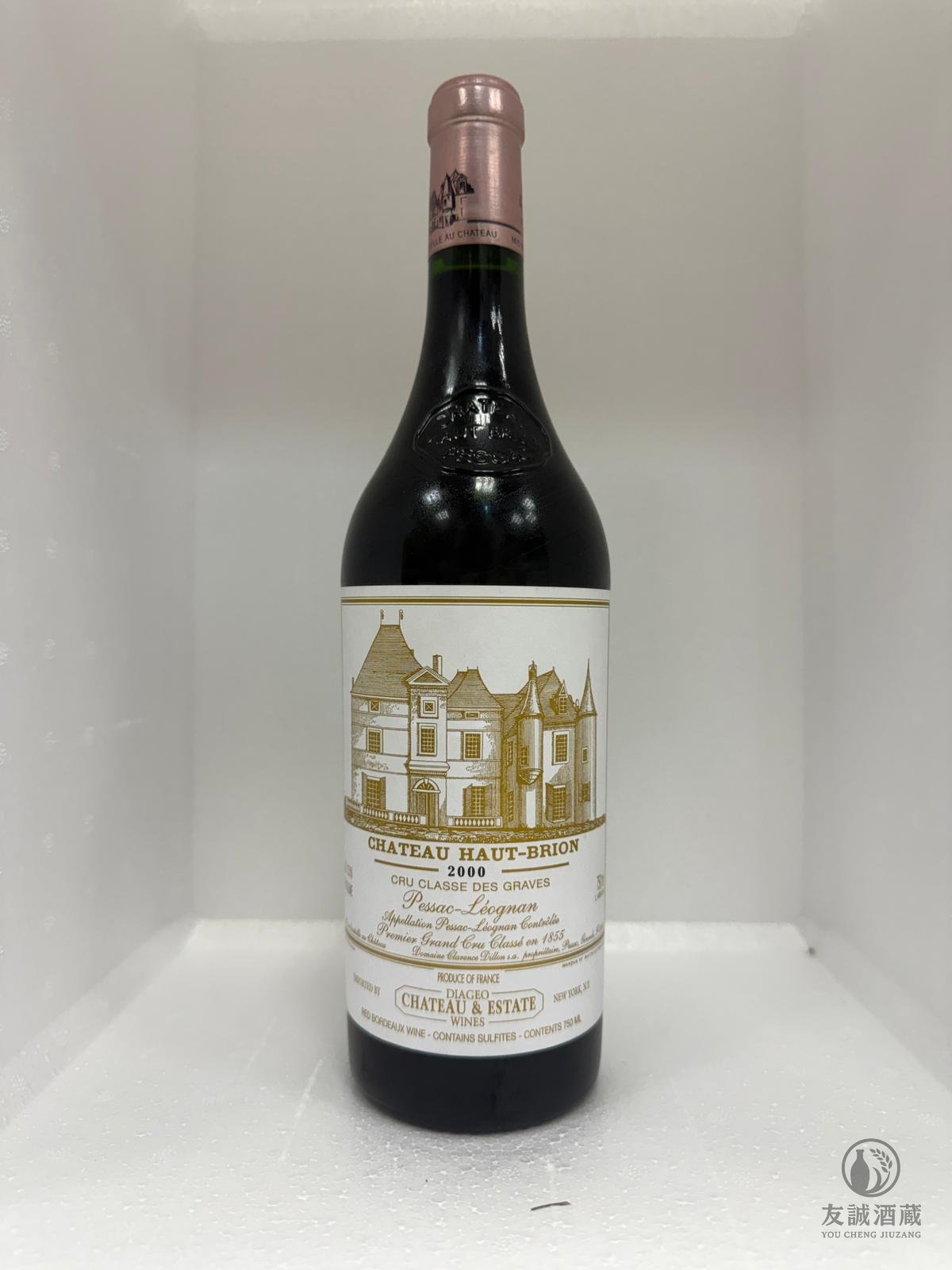 【D1568】侯伯王 Haut-Brion 2000｜傳奇千禧年份｜完美靚品｜收藏價 友誠酒藏