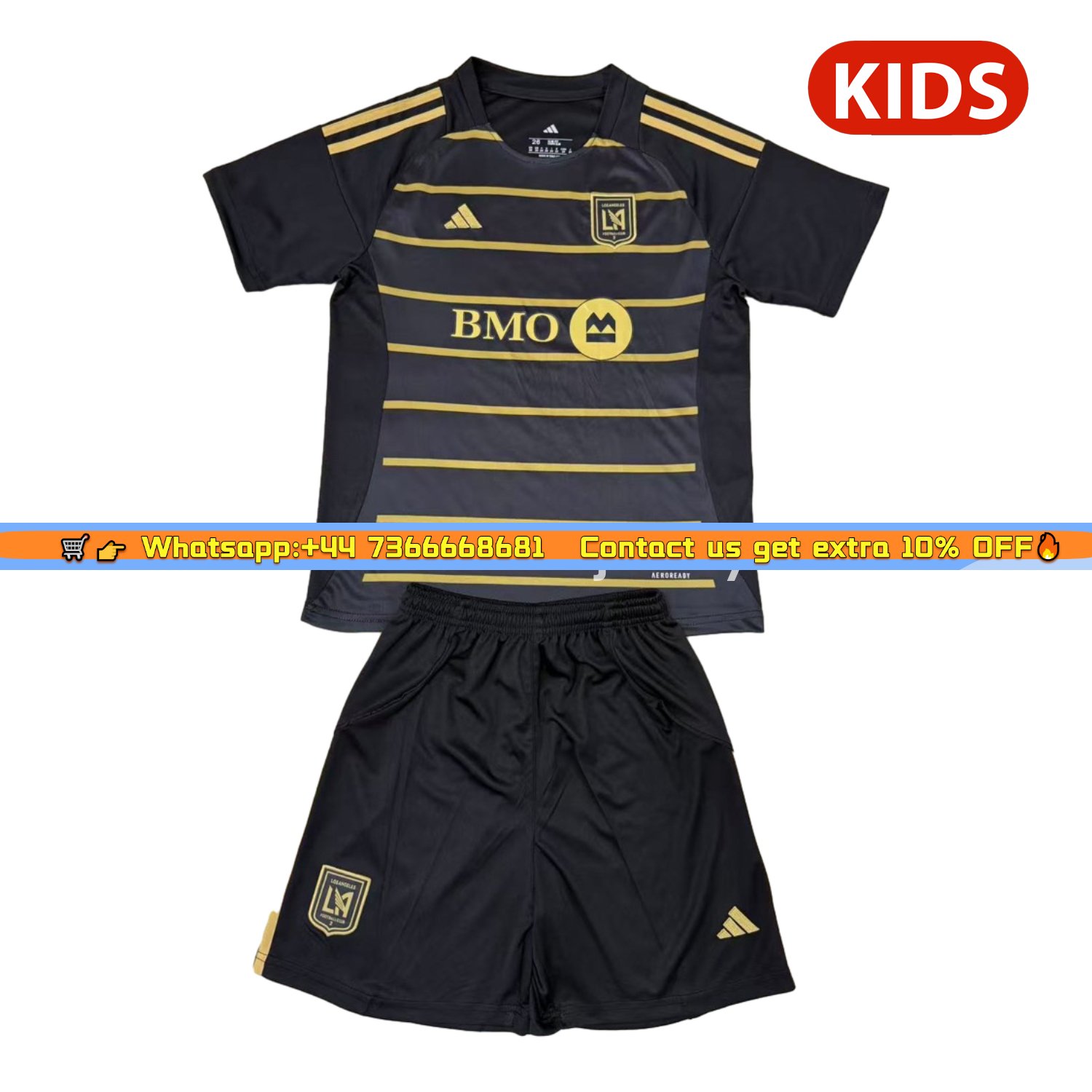 Los Angeles FC 25-26 Home V2 Kids Kit