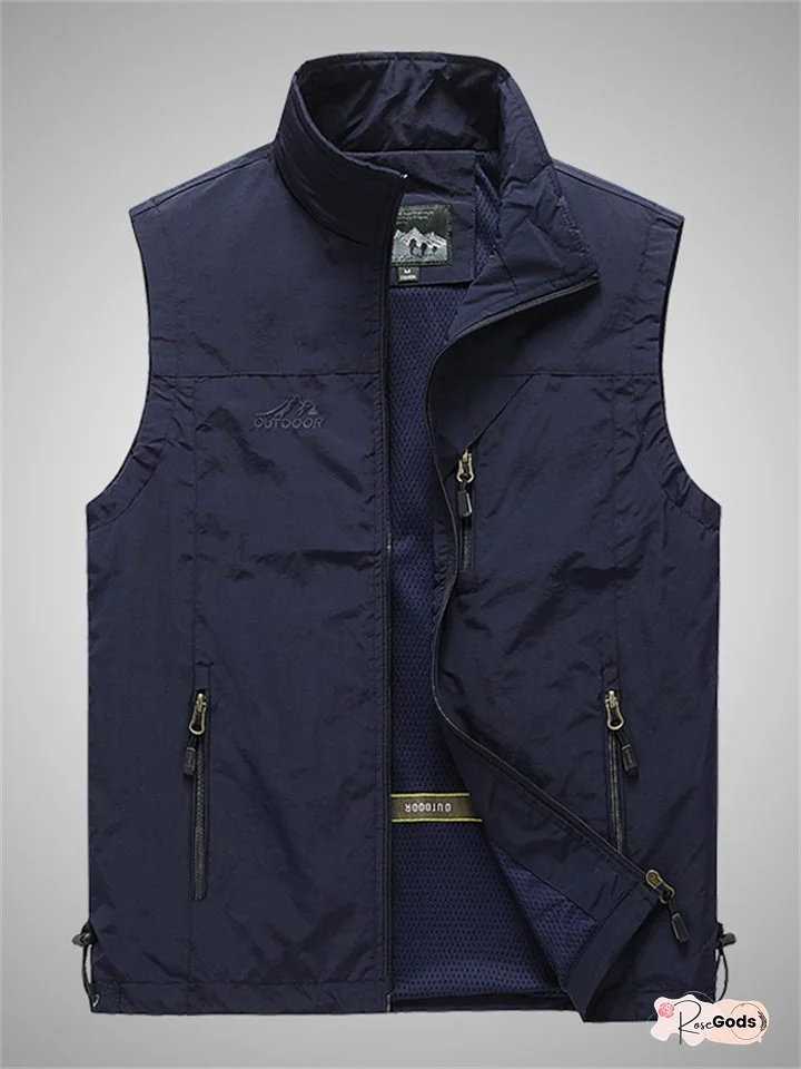 New Vest Men's Soil Outdoor Leisure Shoulders Undershirt Undershirt Jacket Sports Coat