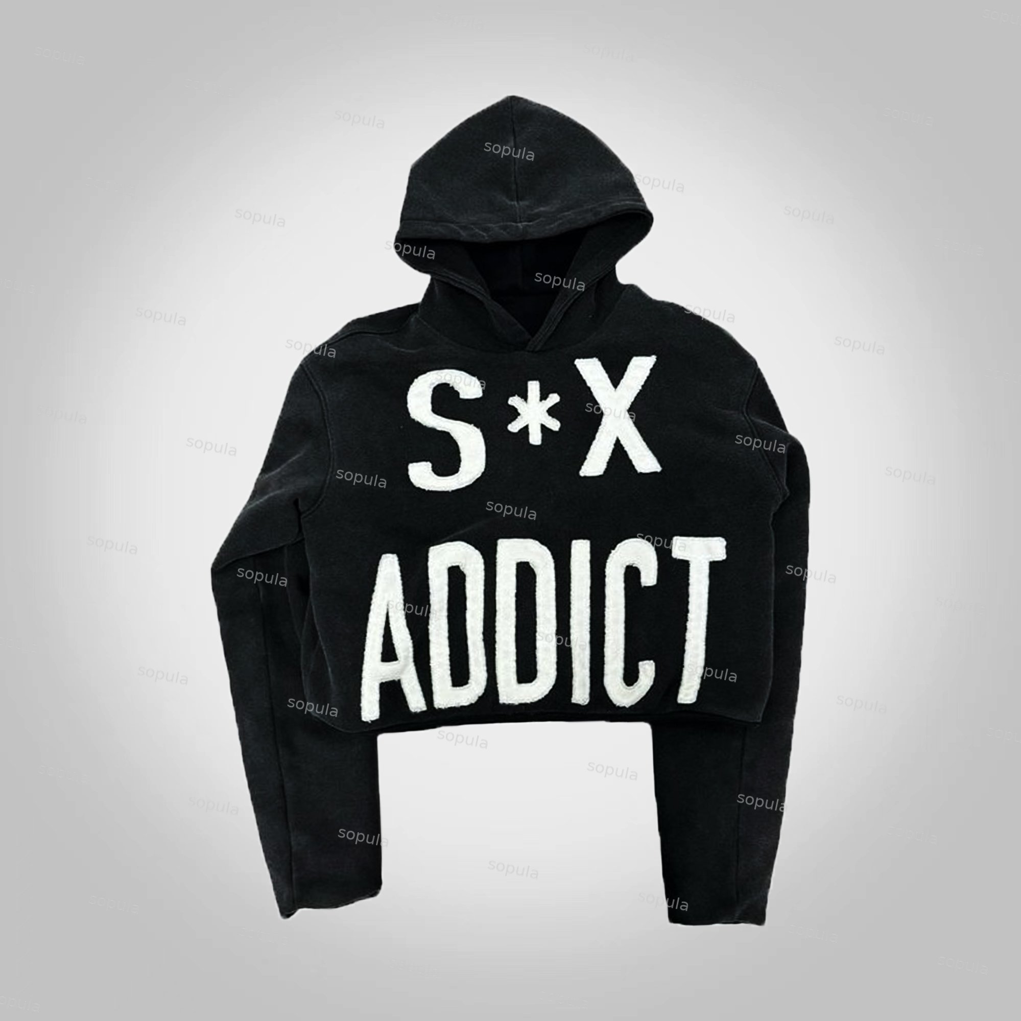 Sopula Vintage S*x Addict 69 Graphics Pocket Hoodie