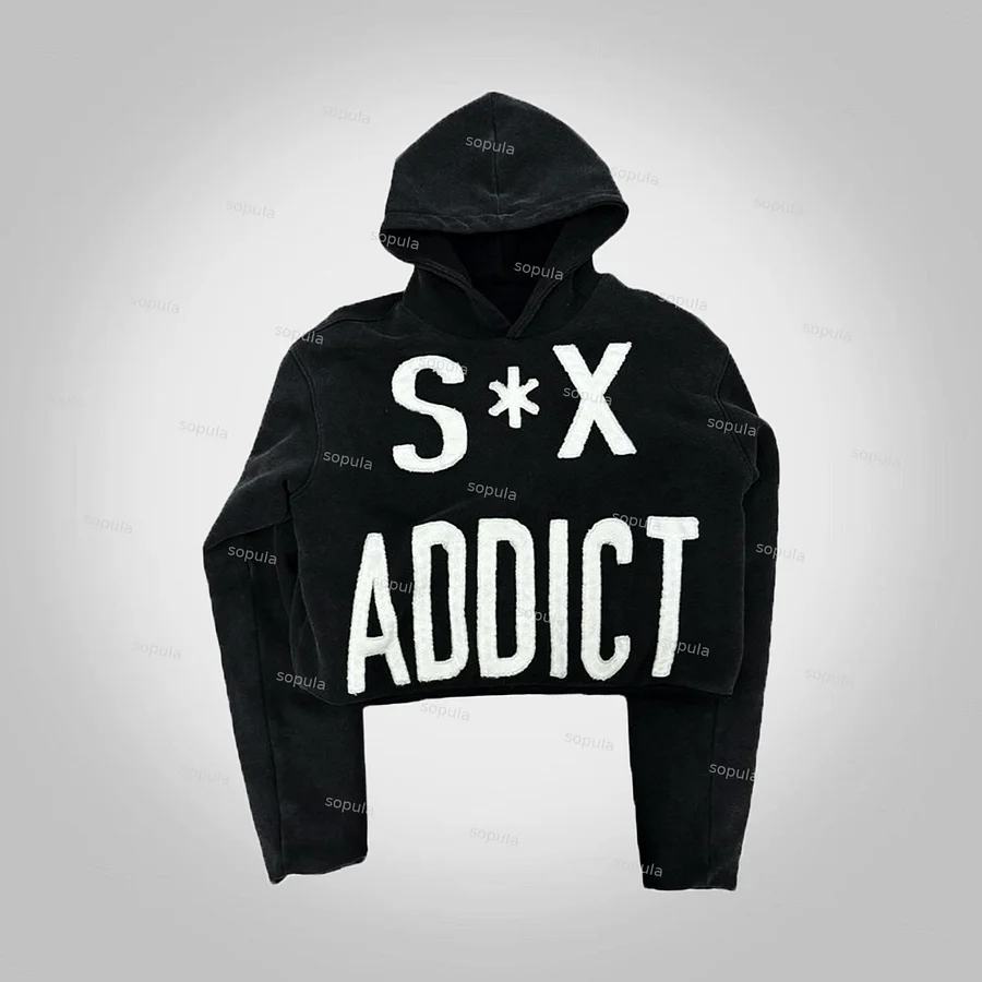 Sopula Vintage S*x Addict 69 Graphics Pocket Hoodie