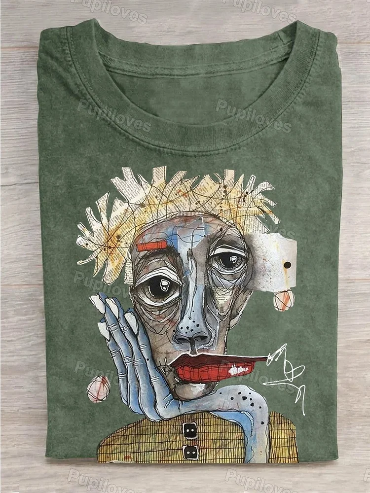 Pupiloves Pupiloves  Abstract Blond Girl T-shirt