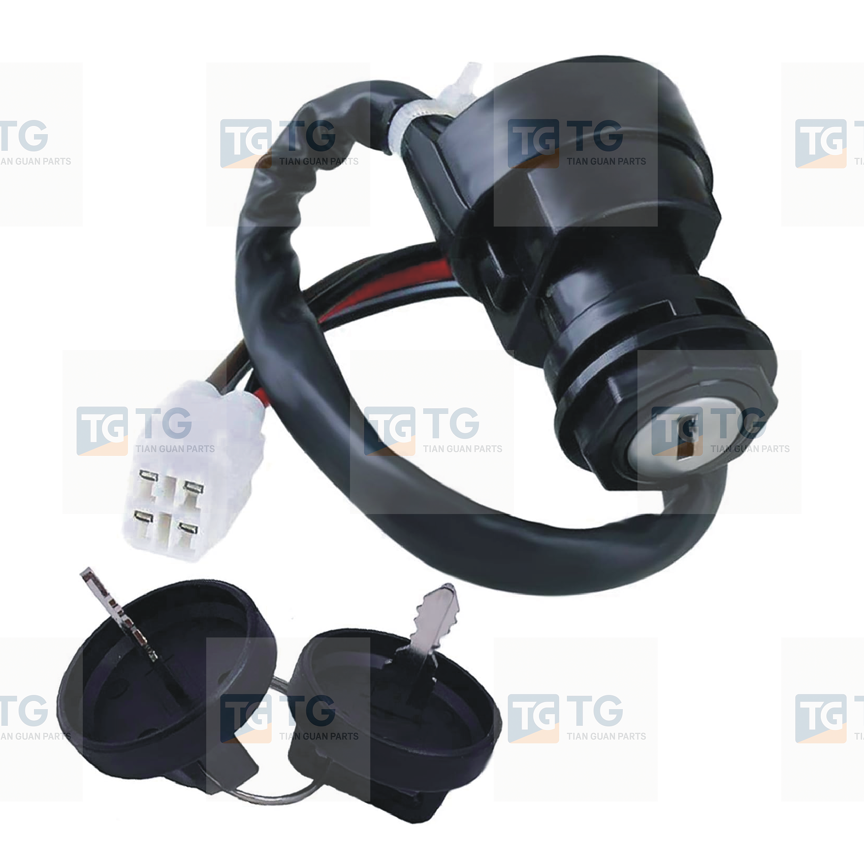 Ignition Key Switch for Yamaha YFM400 YFM450 Grizzly 400 YFM4F 2007  5ND-82510-00-00 5ND-82510-01-00 5TG-82510-02-00