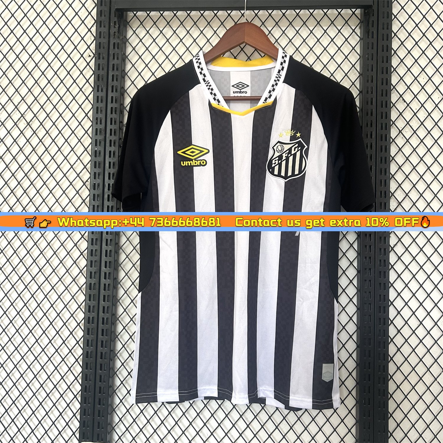 Santos 25-26 Away Unsponsored Jersey - Fans Version