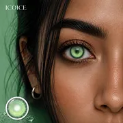 ICOICE Cosmic Green | 1 Year | ICOICE | Colored Contact Lenses Online