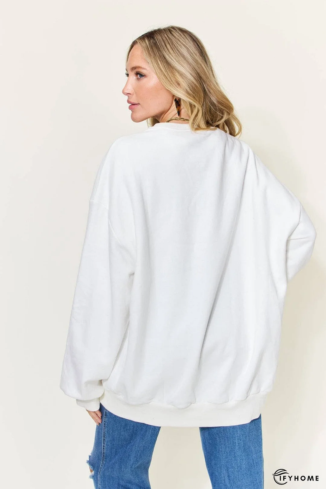 Simply Love Full Size Graphic Long Sleeve Sweatshirt | IFYHOME