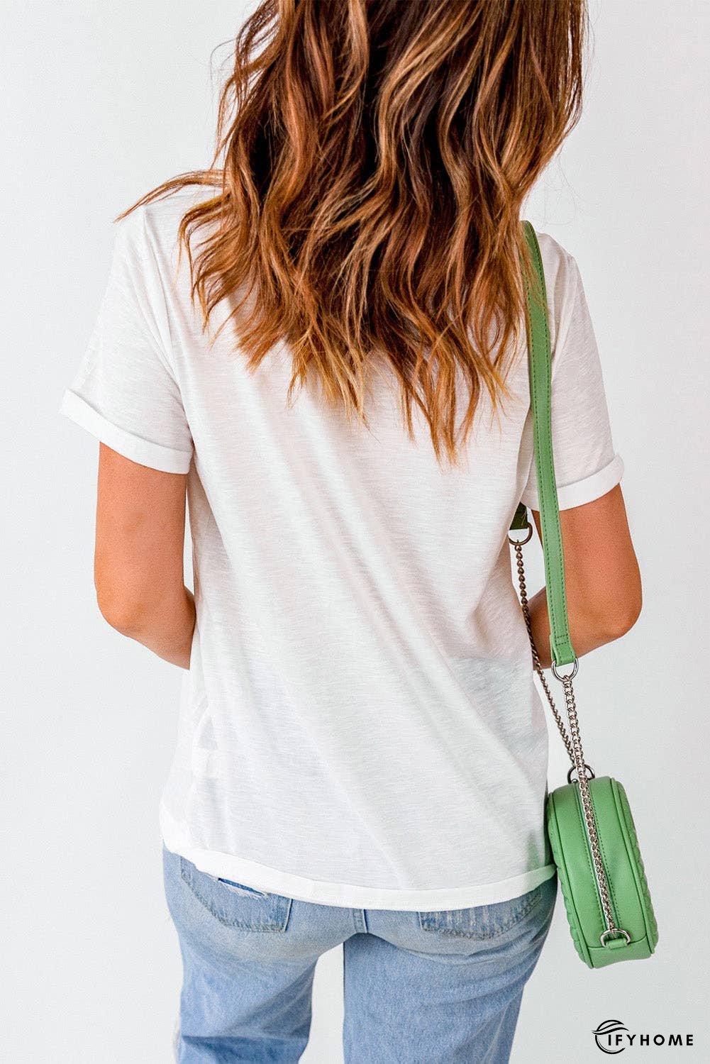 Graphic Round Neck Short Sleeve T-Shirt | IFYHOME